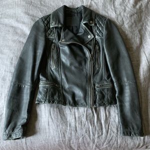 All Saints Cargo Biker Jacket Size 2